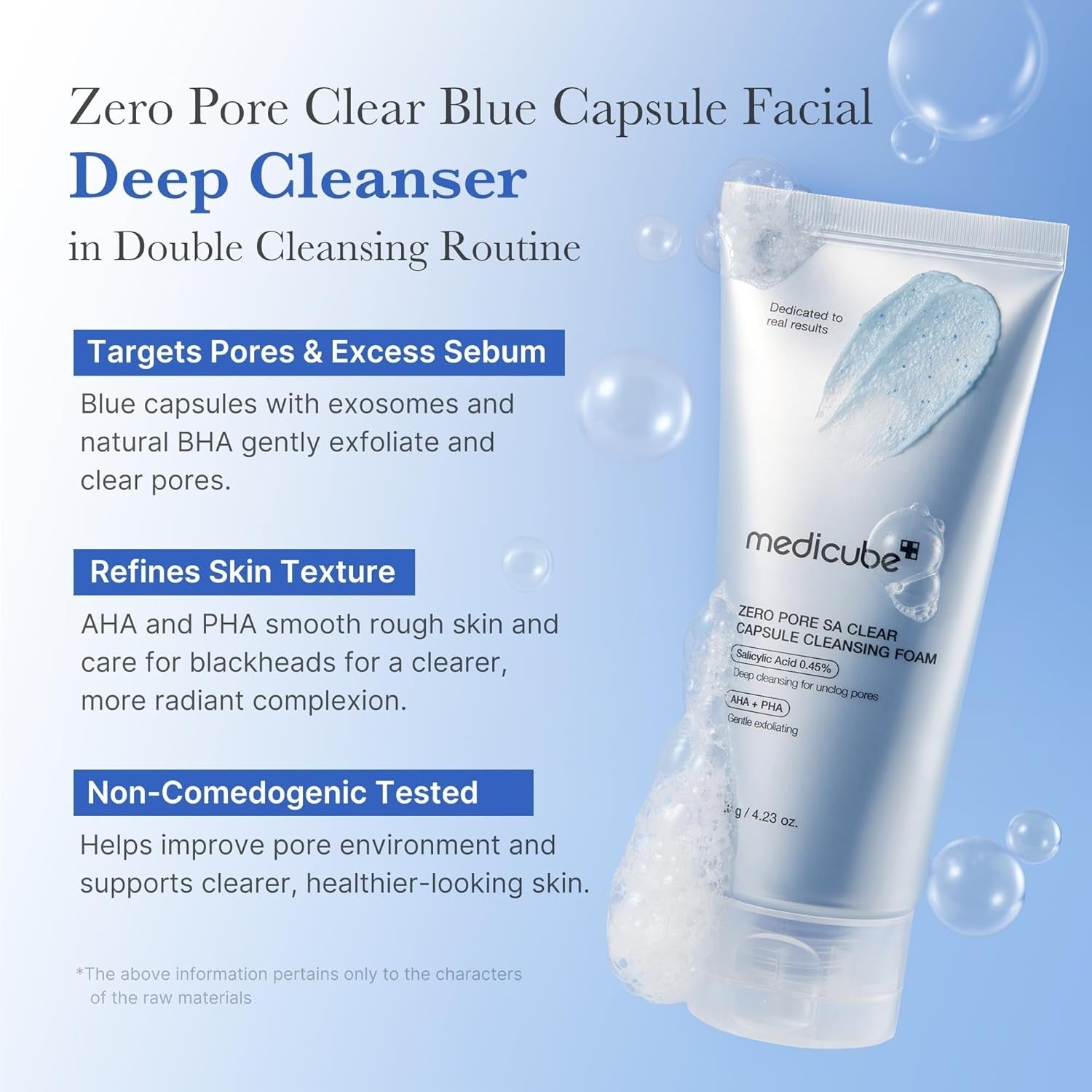 Medicube Zero Pore Clearing Capsule Cleansing Foam 120G-Pore Deep Cleansing
