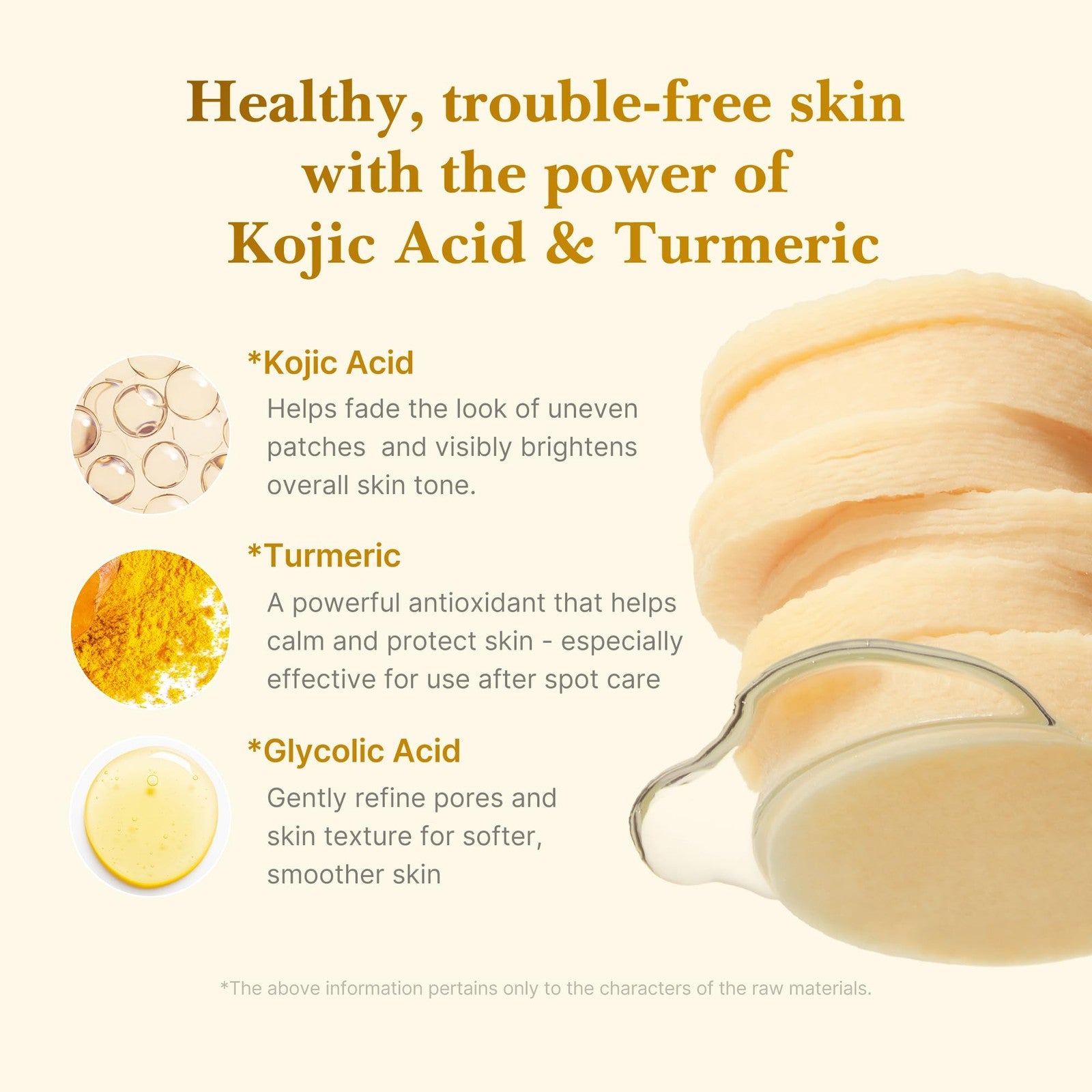 Medicube Kojic Acid Turmeric Clarifying Toner Pads for Troubled Skin