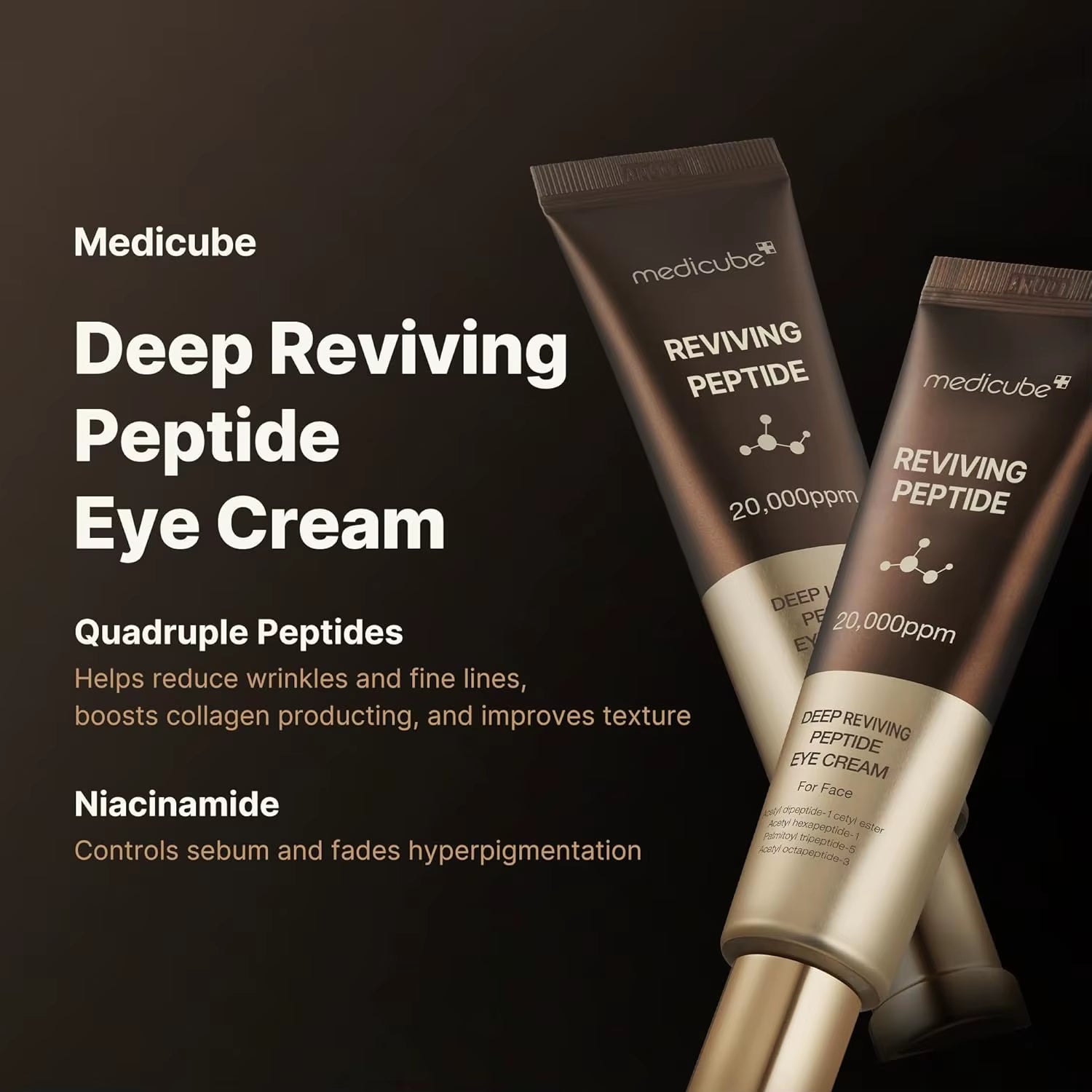 Medicube Private Label Daily Eye Serum Cream Caffeine Moisturizing Skincare for Dark Circles Eyelids Eye Serum